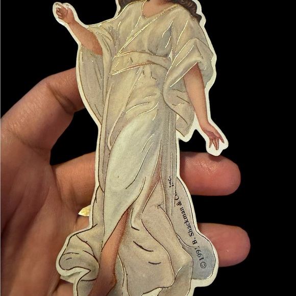 B. Shackman Co. & Others Christmas Ornaments 1991 Angels Victorian lot of 4 - Picture 7 of 9